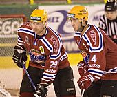 Opory 1. - extraligové - pětky domácích: Pavel Rajnoha a Erik Hrňa. | autor: Marek Netolička